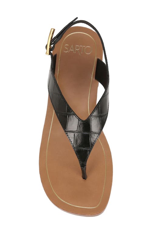 Sarto By Franco Sarto Iris Slingback Sandal In Black