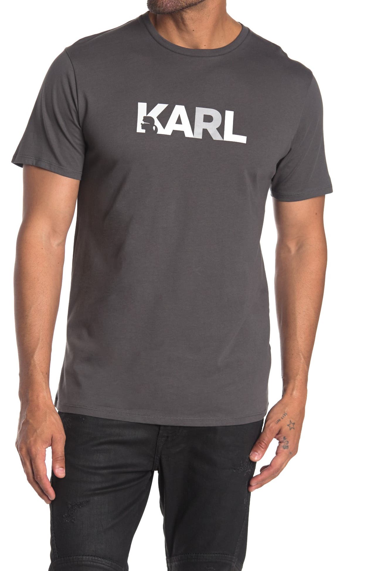 Karl Lagerfeld Paris | Brand Logo Print T-Shirt | Nordstrom Rack