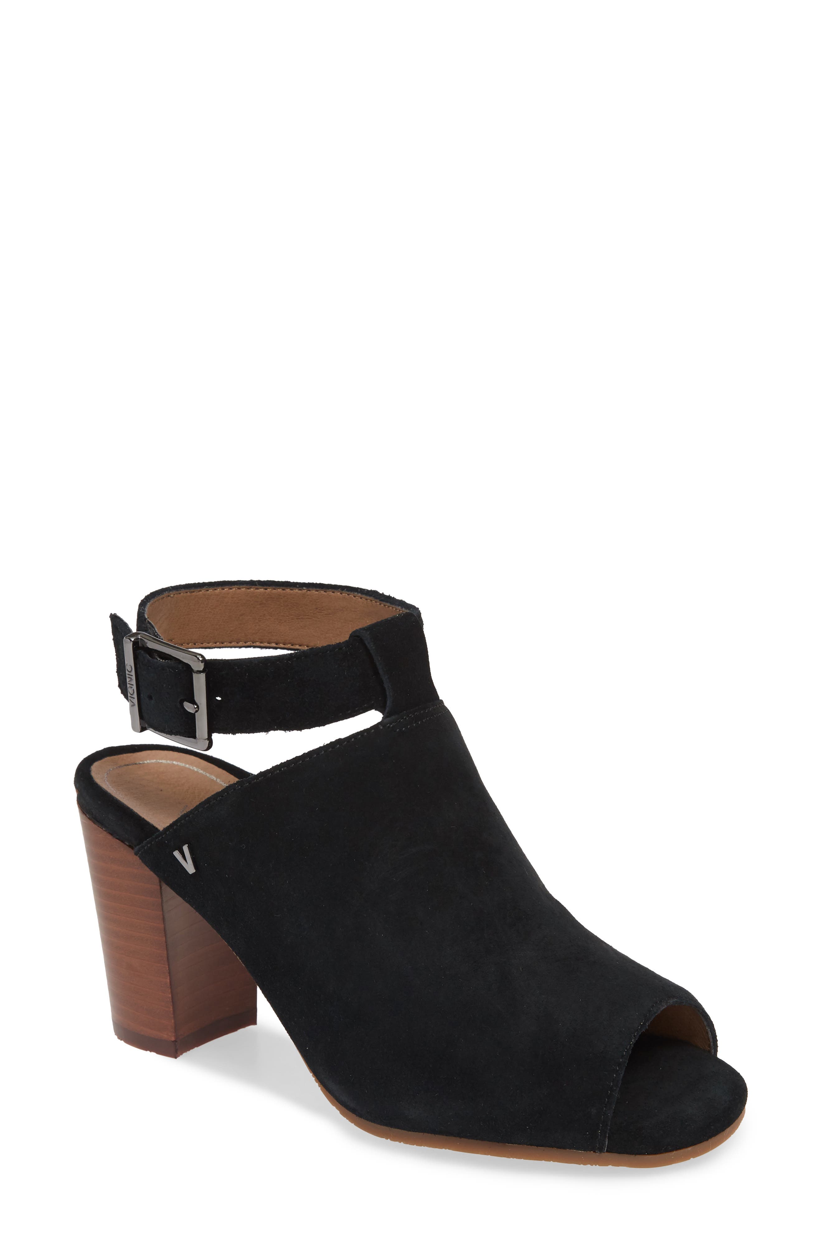 vionic kaia stacked heel