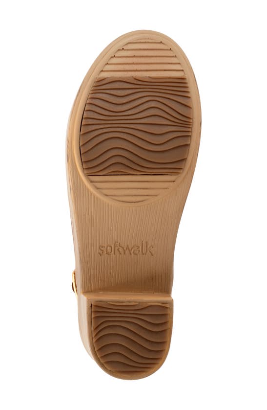 Softwalk Fairbanks Slingback Platform Clog In Luggage