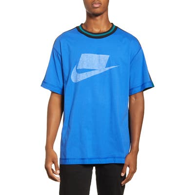 Nike Cotton & Mesh Crewneck T-Shirt