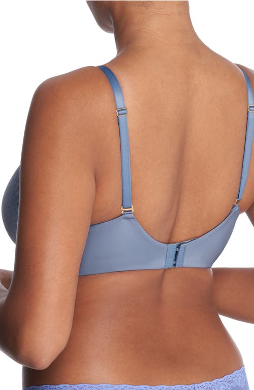 Shop Natori Comfort Evolution Underwire Convertible Memory Foam Bra In Ocean Storm