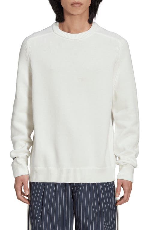 ADIDAS X NOAH Noah Cotton Crewneck Sweater in Off White