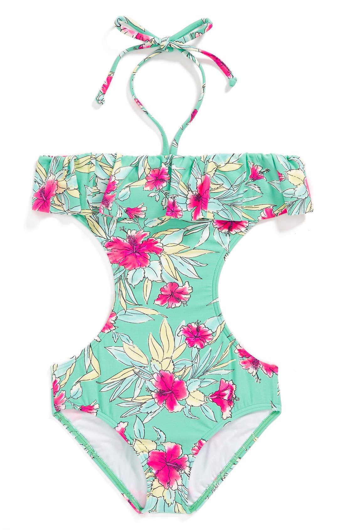 Billabong 'Miss Hula' One-Piece Swimsuit (Little Girls) | Nordstrom