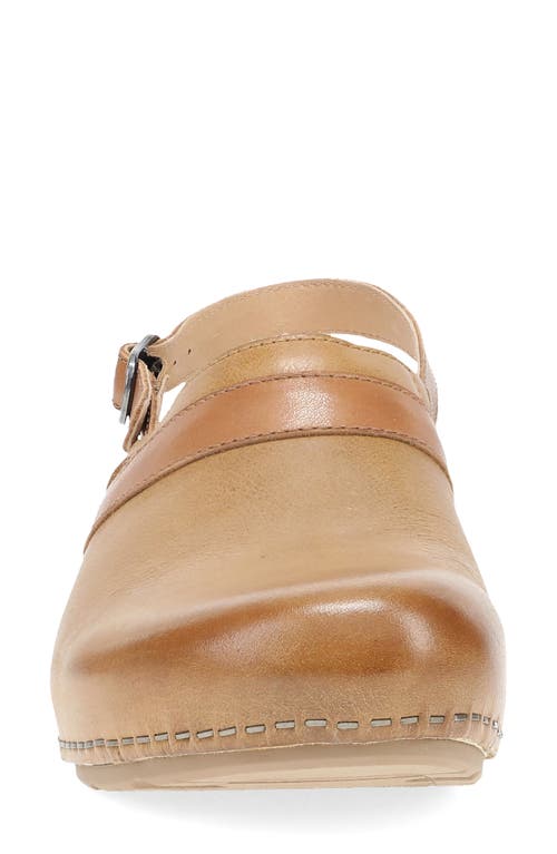 Dansko Tammy Slingback Clog In Tan