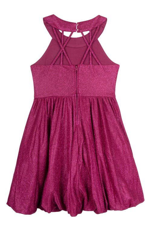 Rare Editions Kids' Kerri Cage Party Dress In Magenta