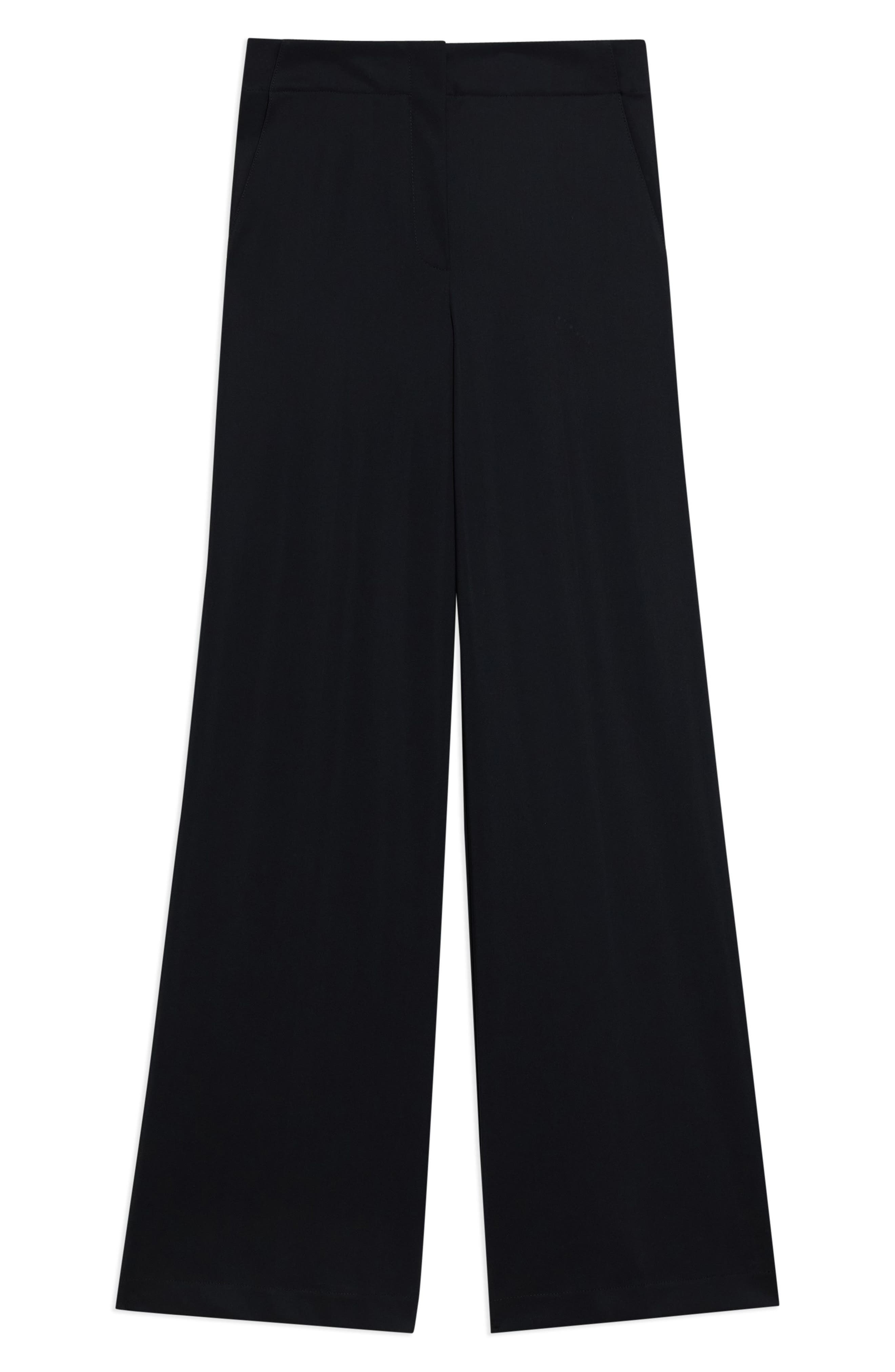 Theory Terena Precision Ponte Cropped Wide-Leg Pants | Smart Closet