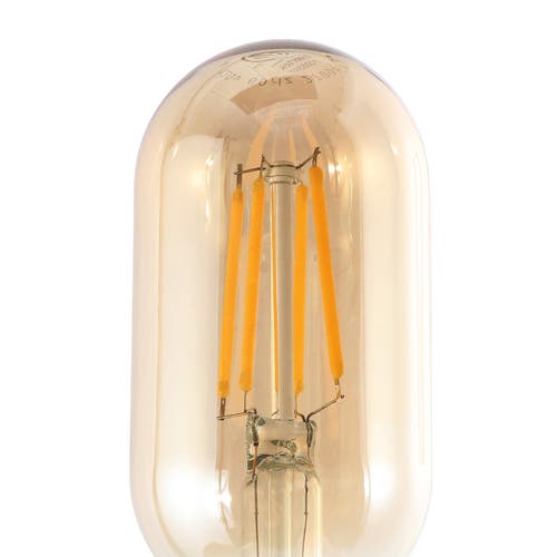 Jonathan Y Industrial Non-dimmable T45-4w Led Edison Bulbs With E26 Base, 80+ Cri, Warm White 2700k, In Amber