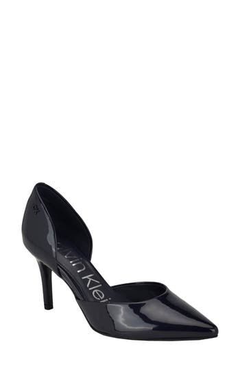 Calvin Klein Gloria D'orsay Pump In Dark Blue