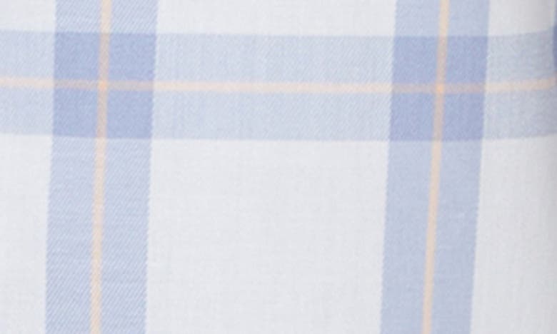 FOXCROFT FOXCROFT PANDORA PLAID COTTON BUTTON-UP TUNIC