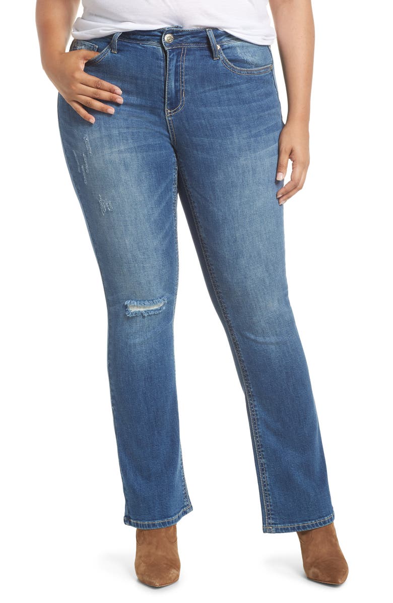 Seven7 Rocker Slim Bootcut Jeans (Ladybird) (Plus Size) | Nordstrom