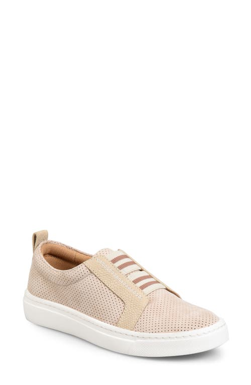 Comfortiva Tacey Leather Slip-On Sneaker in Cream