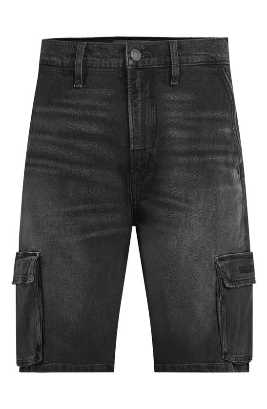 Shop Hudson Jeans '90s Denim Cargo Shorts In Lava Rock