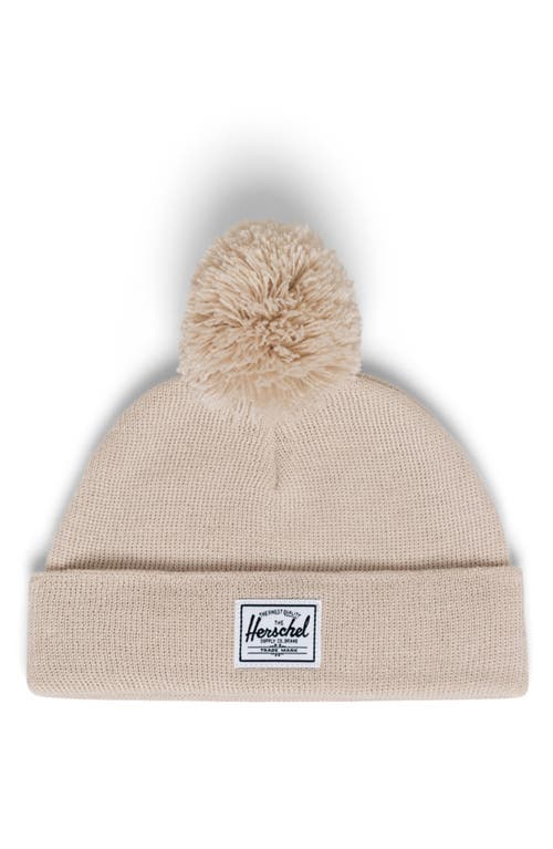 Herschel Supply Co . Pom Beanie In Moonbeam