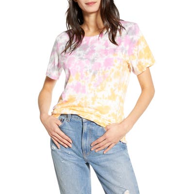 Recycled Karma Tie Dye Tee, Orange