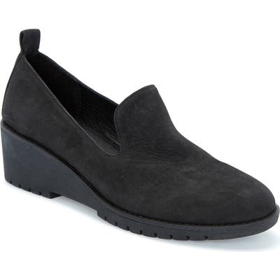 Adam Tucker Nexi Wedge Loafer- Black