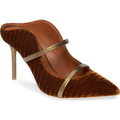 Malone Souliers Maureen Double Band Mule - Brown (Nordstrom Exclusive)