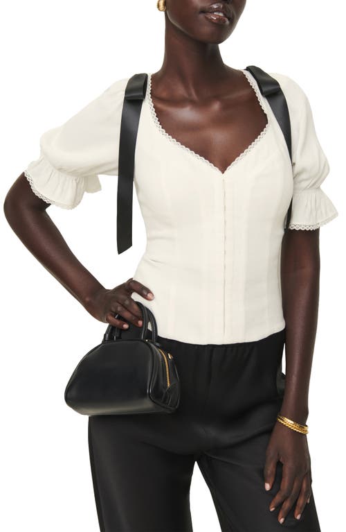 Reformation Inara Top In Gossamer
