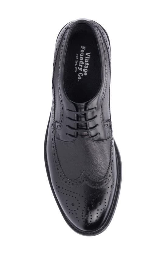 Vintage Foundry Stannis Brogue Derby In Black