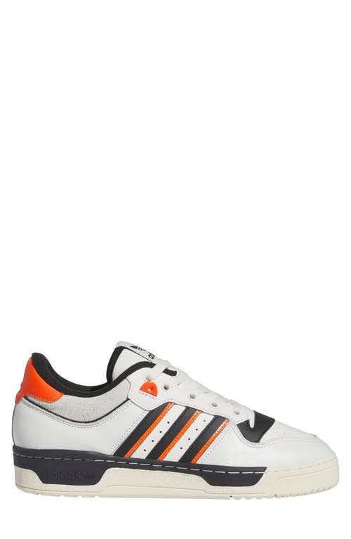 Shop Adidas Originals Adidas Rivalry Low 86 Sneaker In Cloud White/black/orange