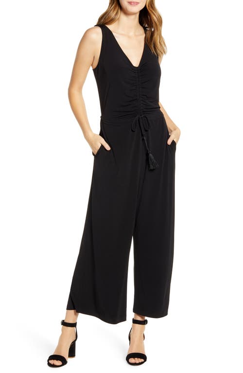 Tommy Bahama Carmela Ruched Jumpsuit in Black