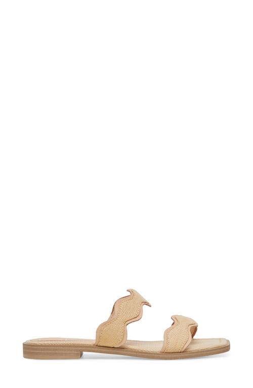 Dolce Vita Ilva Slide Sandal In Light Natural Raffia