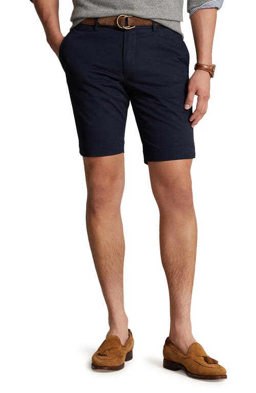 Polo Ralph Lauren Military Flat Front Stretch Cotton Chino Shorts Aviator Navy at Nordstrom,