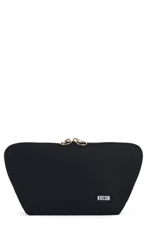 Shop Kusshi Signature Makeup Bag In Black/leopard