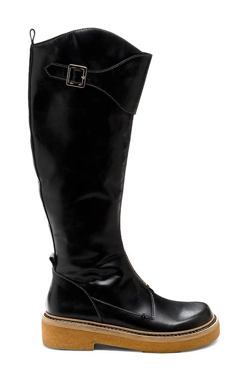 Kelsi Dagger Brooklyn Cape Knee High Riding Boot In Black