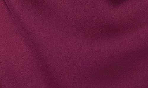 Cece Cowl Neck Charmeuse Top In Pickled Beet Burgundy