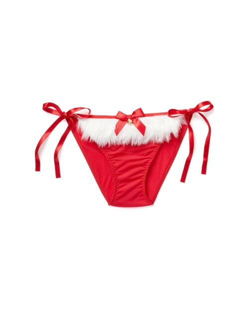 Shop Adore Me Claussa Bikini Panties In Dark Red