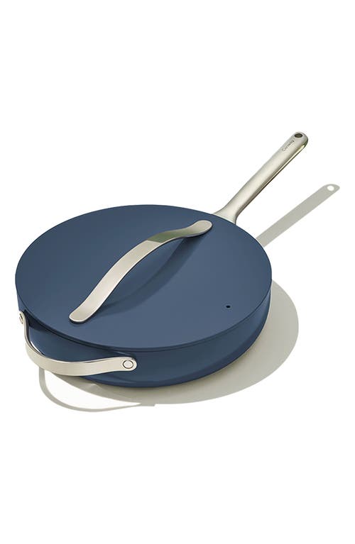 CARAWAY Nontoxic Ceramic Nonstick Sauté Pan with Lid in Navy at Nordstrom