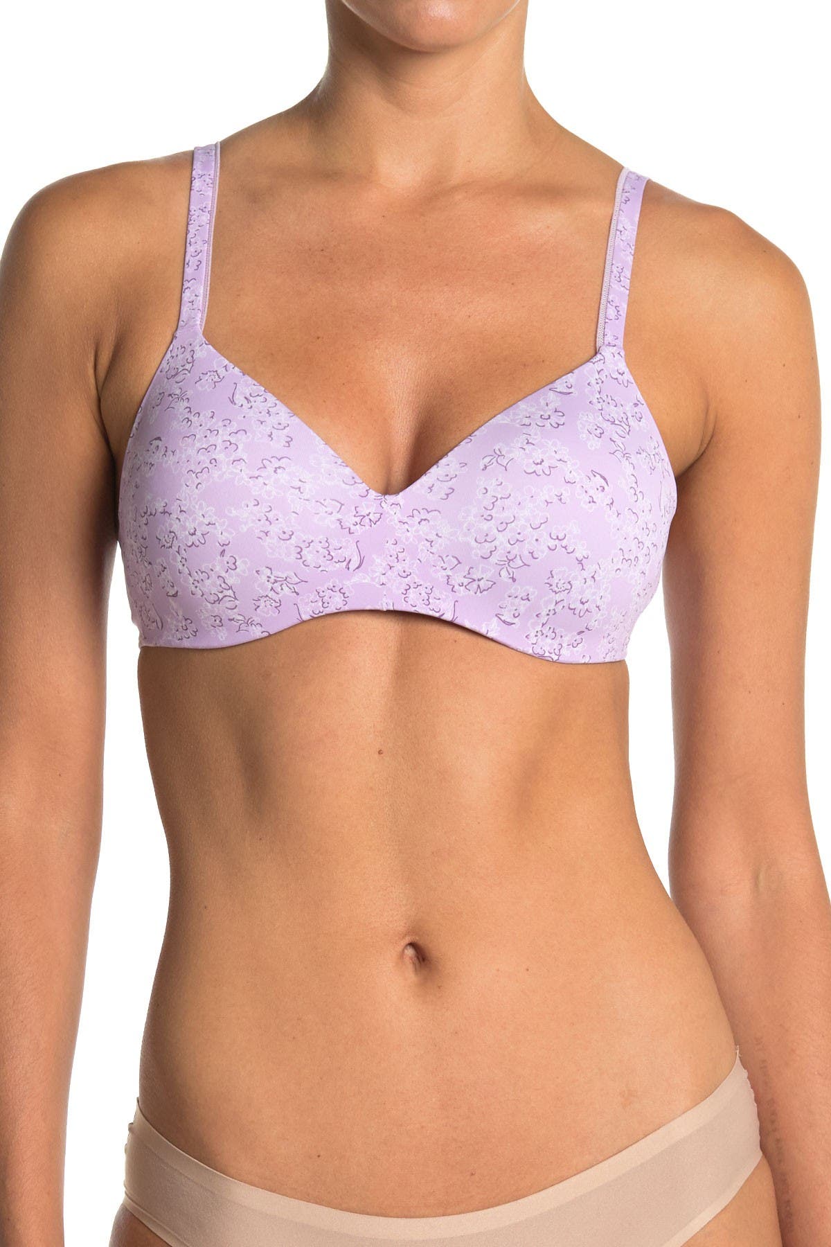 Hanes Comfortblend® T-shirt Wirefree Bra In Lavender F