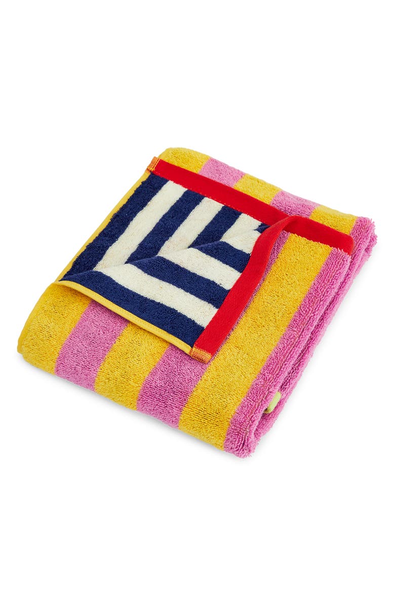Dusen Dusen Fruit Stripe Hand Towel, Main, color, 