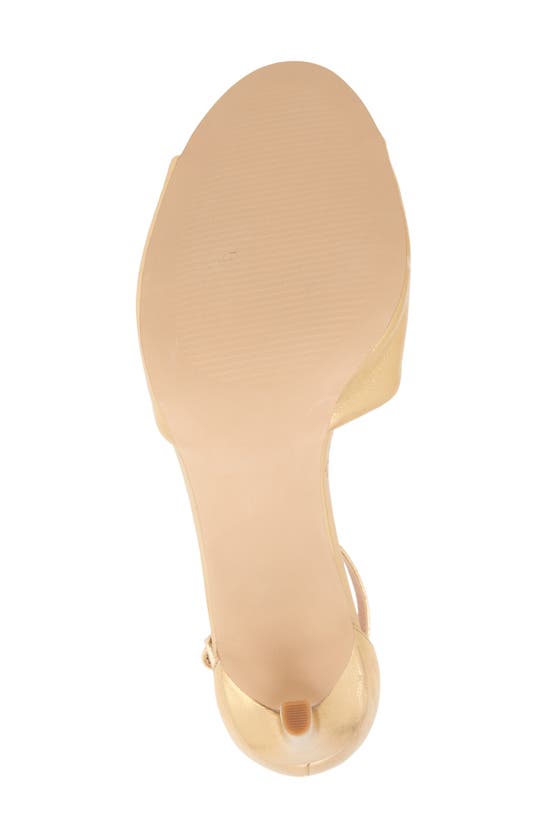 Shop Nordstrom Anders Ankle Strap Sandal In Gold Metallic