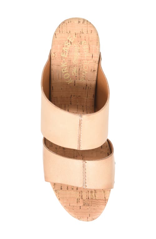 Shop Kork-ease ® Darra Leather Platform Sandal In Natural F/g