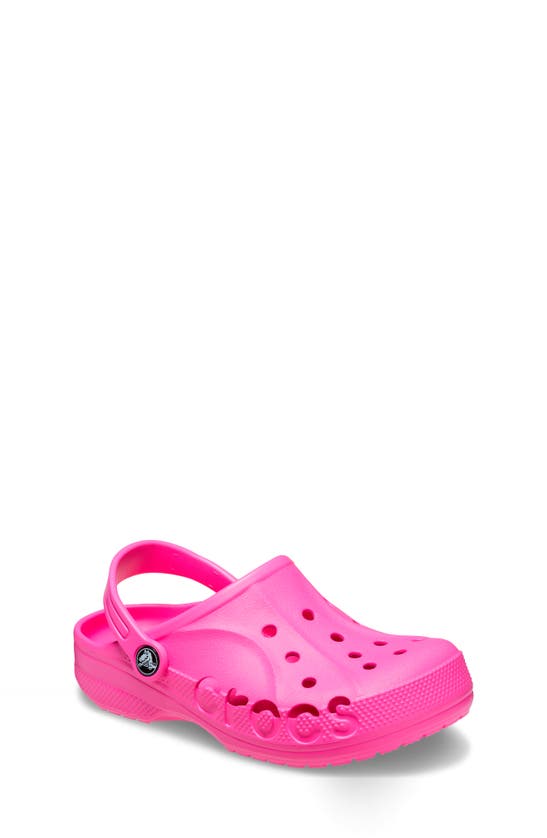 Crocs Kids' Baya Clog In Electric Pink | ModeSens