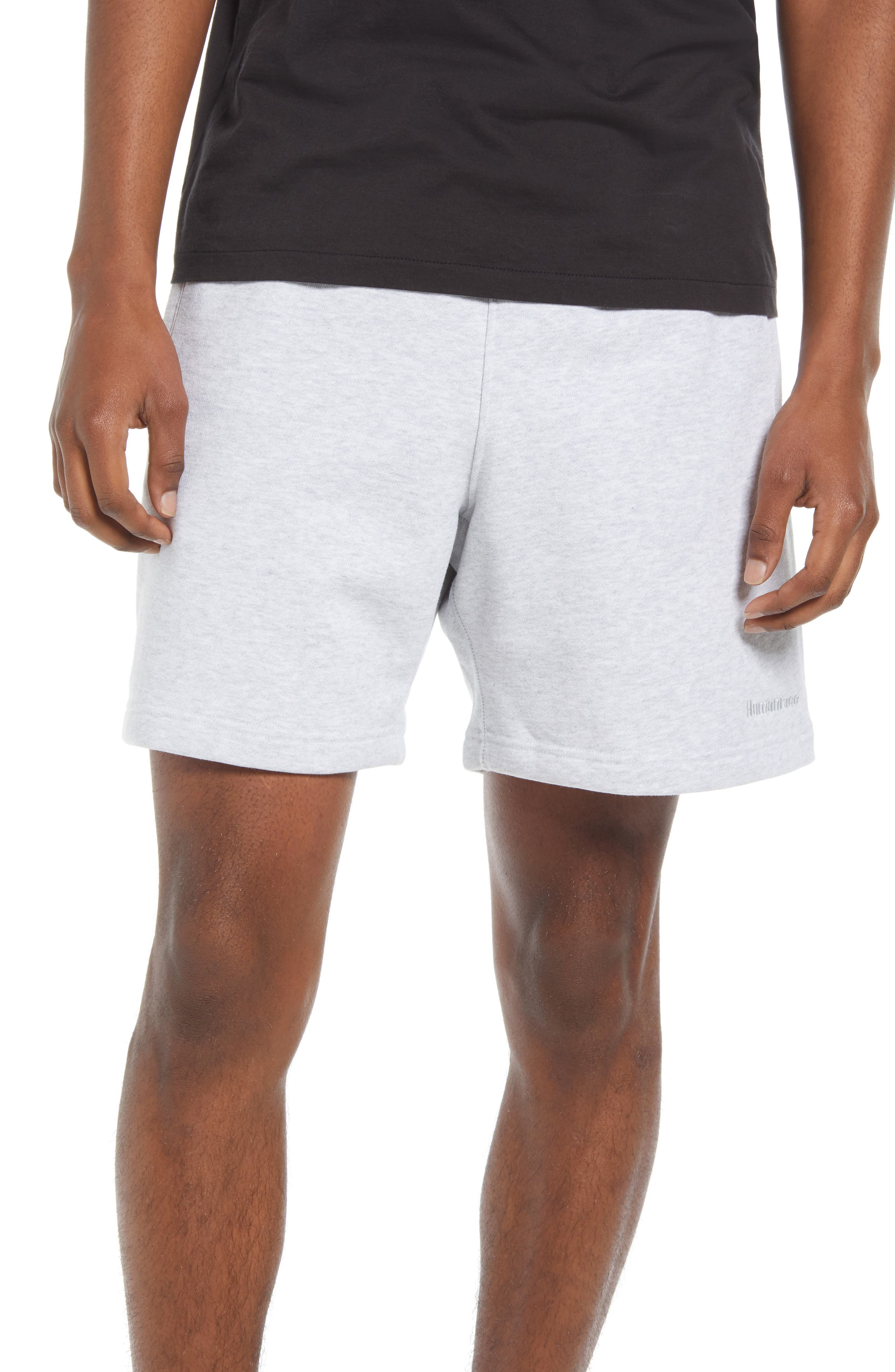 grey jogger shorts mens