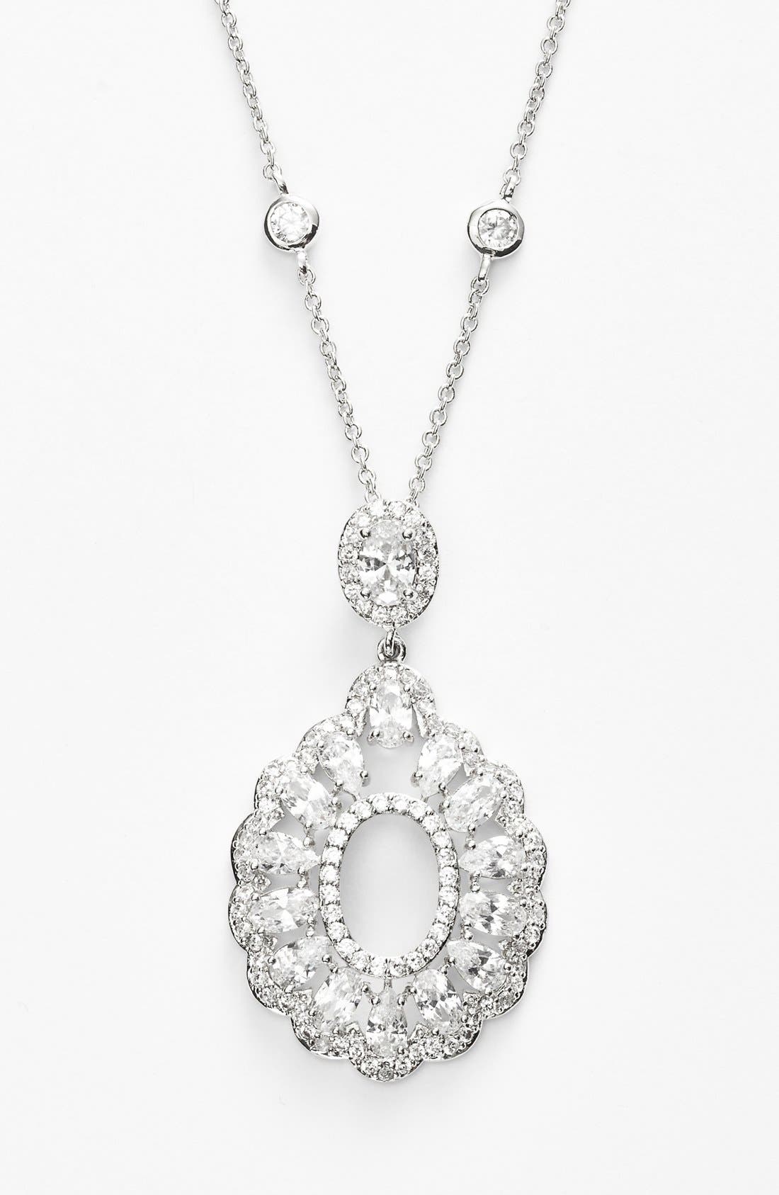 Nina Crystal Pendant Necklace Nordstrom