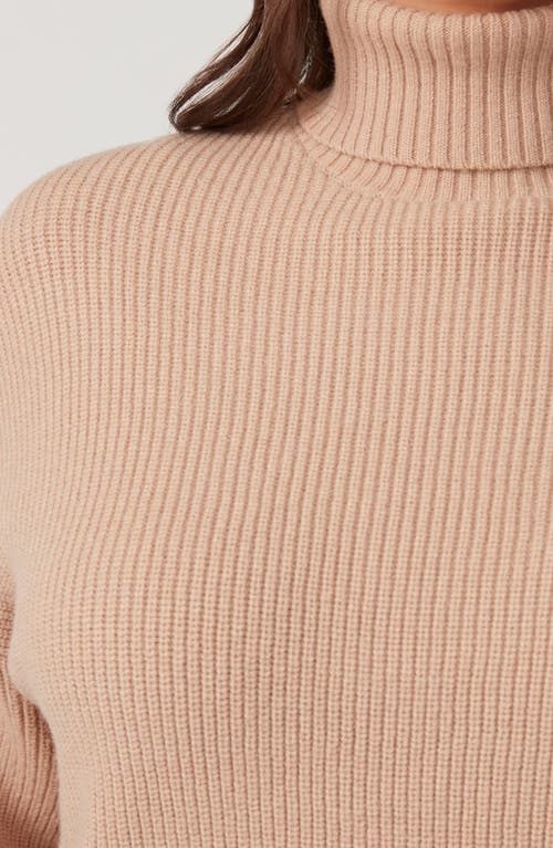 Estelle Cadence Turtleneck Sweater In Beige