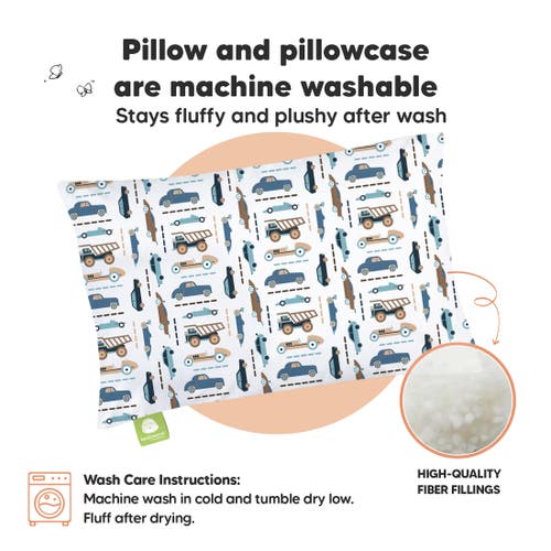 Shop Keababies Toddler Pillow With Pillowcase In Vroom