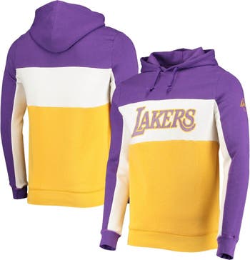 Los Angeles Lakers Quarter Zip Jacket - White/combo