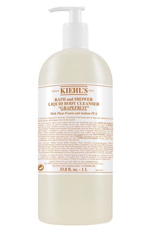 Kiehl's Since 1851 Grapefruit Bath & Shower Liquid Body Cleanser in Bottle