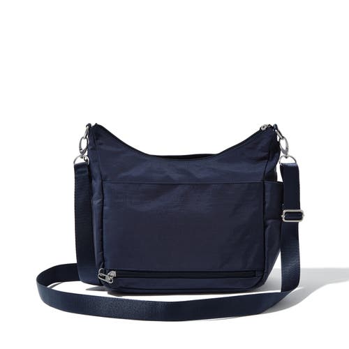 Shop Baggallini Modern Everywhere Hobo Crossbody Bag With Wristlet In French Navy