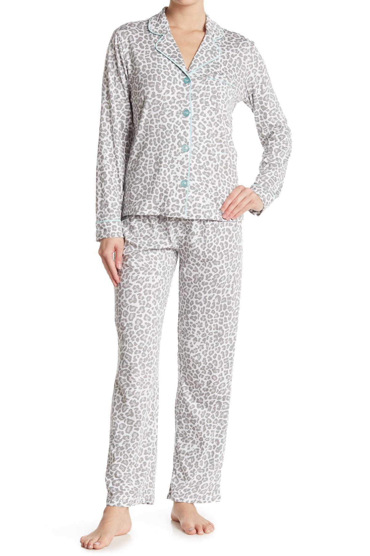 PJ SALVAGE | Printed Pajama 2-Piece Set | Nordstrom Rack