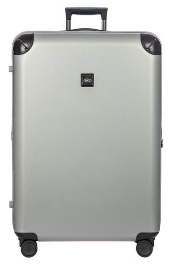 Bric's Amalfi 32" Spinner Suitcase In Silver/black