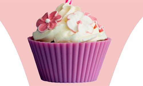 Commando Print Thong In Photo-op Cupcake