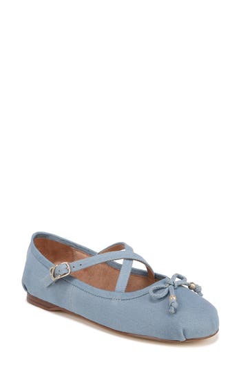 Circus Ny By Sam Edelman Zuri Ballet Flat In Light Wash Blue