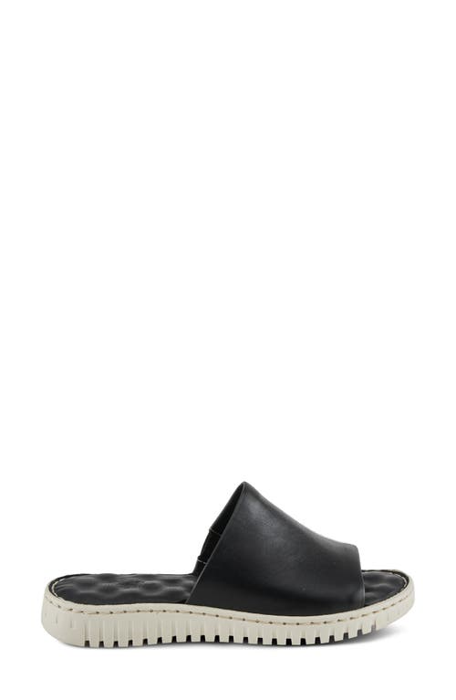 Spring Step Slide Sandal In Black