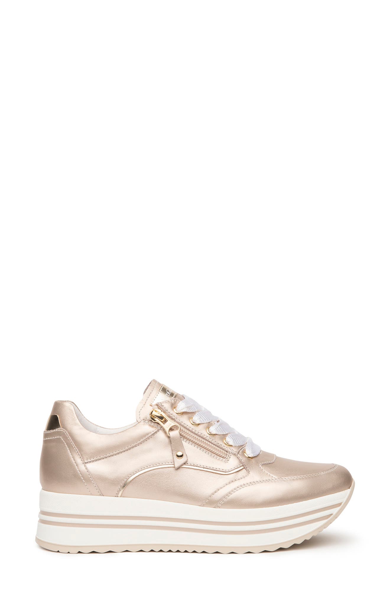 nerogiardini zipper platform sneakers